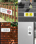 Electric Shock Hazard Warning Sign 12x8 Inch Tin Metal Plaque mounted on wall for workshop, garage, or utility room safety