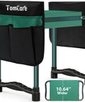 Garden Kneeler And Seat With Extra Wide Soft Kneeling Pad And Large Tool Pouches, Heavy Duty Foldable Garden Stool shown