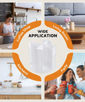 Rotating Cup Dispenser With Four Compartments And Lid Holder 360 Degree Tray Holds 3 To 16 Oz Disposable Cups Countertop Organizer