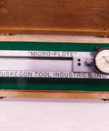 Adjust-O-Matic Micro Flote Gauge.0001 Inch Graduation With.025 Inch Range, US Made Pro Grade Precision Measuring Tool For Machinists, Metalworkers, And DIY Enthusiasts, Easy Readout, Rugged Build, Perfect For Tight Tolerances. in wooden case