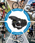 Right Hand Shift Lever For 3 To 7 Speed Bicycles With Twist Grip Gear Shifter SL RS35 shown with various bike types and cyclists