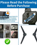 Compatibility guide for Replacement TV Legs For Hisense 32, 40, And 43 Inch Select Models with screw kit and black feet.