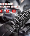 Close-up of high quality precision spring with supporting force, uniform force, and lasting elasticity.