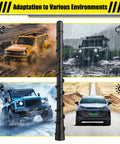 Black Spiral Bending Car Antenna Waterproof Rubber Antenna 7 Inch Flexible Retrofit Antenna with Screw for Trucks and SUVs