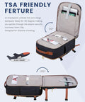 Open 40L Go-To Travel Backpack For Women And Men, Airline Approved Carry-On, Waterproof Travel Bag With 3 Packing Cubes, TSA Luggage