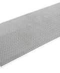 Rock Solid Aluminum Dock Plate 72 By 24 Inch Heavy Duty Moving Ramp with non-slip surface for forklift transitions.