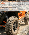 3 Pack Sidewall Tire Repair Kit With Dual Alignment Wires For Atv And Sxs Quickfix Portable Puncture Plug No Drying Time applied