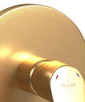 TruTemp Pressure Balance Valve With Brushed Gold Trim Kit Delivers Stable Shower Temperature No Fuss Water Flow And Durable Brass Valve