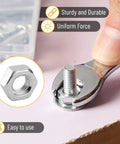 Using Heavy Duty Bolt Nut And Washer Kit For DIY Projects And Home Repairs, 226 Piece Assortment With 72 Bolts, 78 Nuts, And 76 Washers