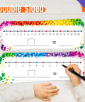 Number Line Dry Erase Boards Set With Double Sided Writable 0 To 10 On One Side And 0 To 20 On The Other Side Kid Friendly