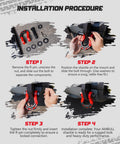 Installation steps for Heavy Duty Three Quarters Inch D Ring Shackle 70,000 Lb Break Strength With Seven Eighths Inch Pin Isolator