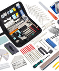 65 Piece Guitar Repair Kit For Pro Level Setup And Maintenance With Fret Leveling Beam Fret Crowning File Fret Rocker Feeler Gauges