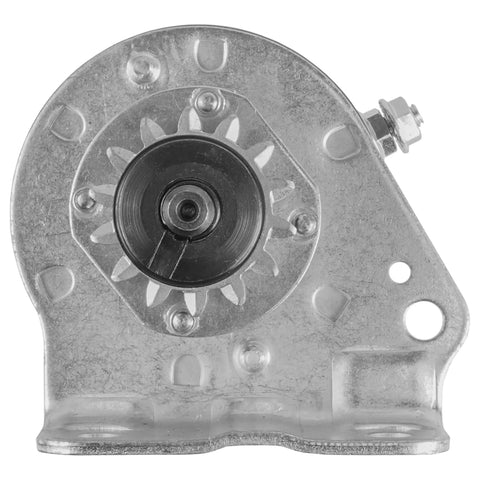 Close-up of Starter For John Deere E100 E110 100 Series Tractor Lawn And Garden With 14 Tooth Steel Gear, 12 Volt CCW Drive