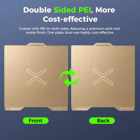 Heavy Duty Flexible Pei Build Plate For 3D Printers Slick Dual Sided Textured Steel Sheet Rock Solid Heated Bed Surface 265X300Mm Zero Fuss Setup Killer 3D Printing Game Changer