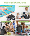 2 Pack 12X16 Inch Waterproof Wet Laundry Bags in gym, poolside, travel, baby care settings