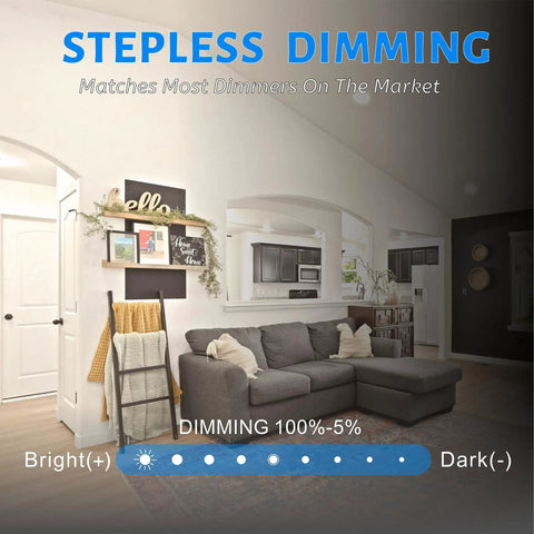 Top Notch 5 6 Inch Led Disc Ceiling Light Featuring Slick Dimmable Switch And Crisp 5000k Daylight Output Delivers Easy Recessed Can Retrofit With J Box Setup Built Heavy Duty With Rust Proof Steel Housing For A Flawless Modern Home Glow Upgrade