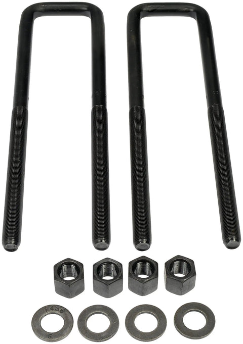 Rear Leaf Spring Axle U Bolt Kit For Select Cadillac, Chevrolet, GMC Models With All Hardware Included Rock Solid Heavy Duty Steel U Bolts And Nuts