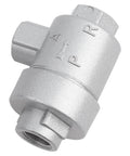 Quick Exhaust Valve For Pneumatic Systems, One Quarter Inch BSPT Threaded Aluminum, One Way Air Release Valve, front view
