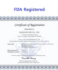 FDA registration certificate for Premium KF94 Face Mask For Adults, White Protective Mask With 4 Layer Nonwoven Fabrics