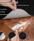 Close-up of Office Chair Mat For Hardwood Floor No Slip Protection For Rolling And Gaming Chairs 36x48 Inches Heavy Duty