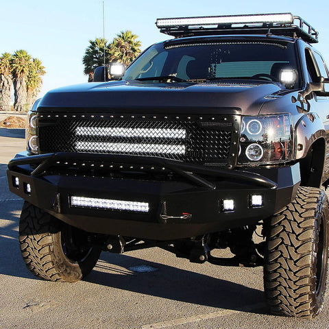 Truck with 2 Pack 18W LED Pods With 1260 Lumens Spot Off Road Lights For Trucks, Vans, Campers, SUVs, ATVs, Boats And More