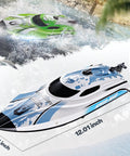 12 Inch Remote Control Boat For Lakes And Pools With 25 KPH Speed 700mAh Battery Waterproof Design Great For Kids And Adults Durable Hull Long Range Remote Control Ideal Toy For Pool Parties And Beach Hangouts