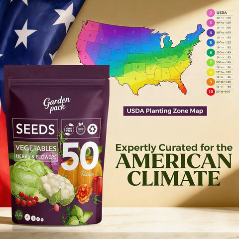 Dope Garden Seed Kit With 50 Veggie, Herb And Flower Varieties For Easy  Planting, 25,000 Non GMO Heirloom Seeds, High Germination Rates, The  Ultimate 
