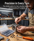 Badass Metric Socket Head Cap Screw Assortment Kit Built From Tough Carbon Steel with Hex Drives in use during assembly.