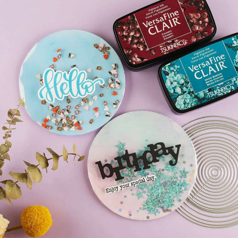 Flat Shaker Covers And Nesting Circle Dies For Shaker Card Making And DIY Scrapbooking With Clear Acetate Sheets.