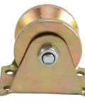 12 Pack 2 Inch V Groove Wheel Casters With Bracket, Heavy Duty 1045 Steel V Track Roller For Sliding Gate Doors, Track Rail Pulley