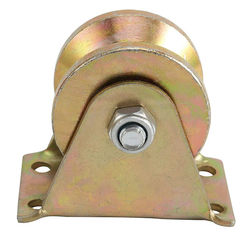 12 Pack 2 Inch V Groove Wheel Casters With Bracket, Heavy Duty 1045 Steel V Track Roller For Sliding Gate Doors, Track Rail Pulley