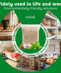 Natural Peppermint Oil Rodent Repellent Pouches in a bag, showcased for kitchen and storage use, pet safe pest control.