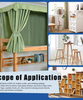 Furniture assembly examples: bunk bed, cupboard, high stools, and shelf, showcasing possible applications for M6 Hex Drive Socket Head Cap Screws Kit 16 25 35 45 55 65 75mm Nickel Plated Allen Bolts And Nuts For Chairs Tables Cabinets Furniture Assembly Includes 42 Crib Screws 42 Barrel Nuts And 1 M4 Hex Wrench.