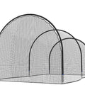 20 Ft Freestanding Batting Cage Backyard Baseball And Softball Practice With Portable Hitting Net And Frame Easy Setup Durable 5 Ply Net