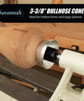 Heavy Duty Dual Bearing Live Center For Woodworking Lathes And Wood Turning Projects No Nonsense Ultra Smooth Performance