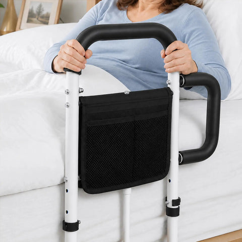 Bed Rails For Seniors And Elderly Must Have ASTM Certified 350 Lb Capacity Prevent Falls For Pregnant Women And Post Surgery