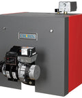 Oil Fired 3 Pass Hot Water Boiler, 6 Inch Diameter, Built To Last For Home Heating, Efficient 3 Pass Boiler For Quiet, Reliable Hot Water Supply, Ideal For Residential Or Small Commercial Use, FWZ100BOLT1SSU, front view