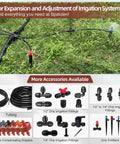 Pressure Compensating Drip Irrigation Emitters 4 GPH Self Cleaning Constant Flow Heads installed in garden lawn