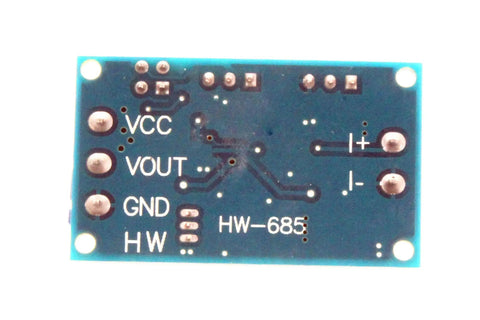 Back view of a Current To Voltage Converter Module For 4-20mA And 0-20mA Signals With 0-3.3V 0-5V And 0-10V Output Options PCB board