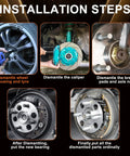 Installation steps for Toyota Beefy Rear Wheel Hub Bearing Assembly Pair with dismantling and reassembly images