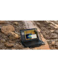 Rock Solid 14 Inch Rugged Laptop Featuring Full HD 1080p Display Intel Core I5 11Th Gen Processor 16GB RAM 512GB SSD on muddy ground.