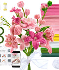 500 Pieces Pastel Pipe Cleaners Flower Kit For Flower Making Pink White Green Yellow 6 Color Chenille Stems with DIY tutorial