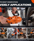 1 Inch High Torque Air Impact Wrench Dishing Out Maximum Beef With Up To 2580 Foot Pounds Of Loosening Power And A Lightning Quick 5000 Rpm Spindle used for auto repair.