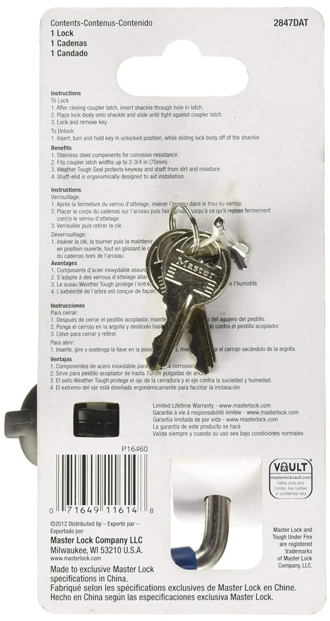 Trailer Lock For Stainless Steel Adjustable Coupler Latch Keeps Your Gear Safe And Secure No Fuss Easy Install Heavy Duty