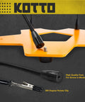LED Lighted Magnifying Third Hand Soldering Station With Five Adjustable Arms showing 360-degree rotate clip and high-quality feet.