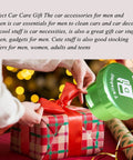 Person placing green aluminum diesel fuel cap on gift, Ram Diesel Fuel Cap Magnetic Aluminum For 2019 Through 2025 Dodge Ram 1500 2500 3500 Diesel Trucks Fuel Filler Cover Replacement Part 82215782 Tough No Nonsense Magnetic Seal Easy Install.