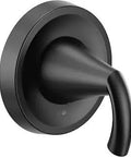 Glyde 1-Handle M-CORE Transfer Trim Kit Matte Black Finish, Valve Required, Works With Two Or Three Shower Devices, Smooth Dope One-Handle