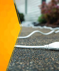 Outdoor Extension Cord 40 Foot 16 Gauge SJTW Three Conductor Weather Resistant White Ideal For Patio Landscape And Deck Lighting
