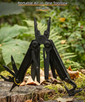 Light Purple 17 In One Tactical Multitool Pliers With Built In Flint Fire Starter And Carabiner Hammer 5CR13 Steel outdoors