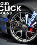 Three Eighth Inch Drive Click Torque Wrench With Five To Fifty Ft Lb Range And 6.8 To 67.8 Nm Accuracy Of About Three Percent in use on car wheel